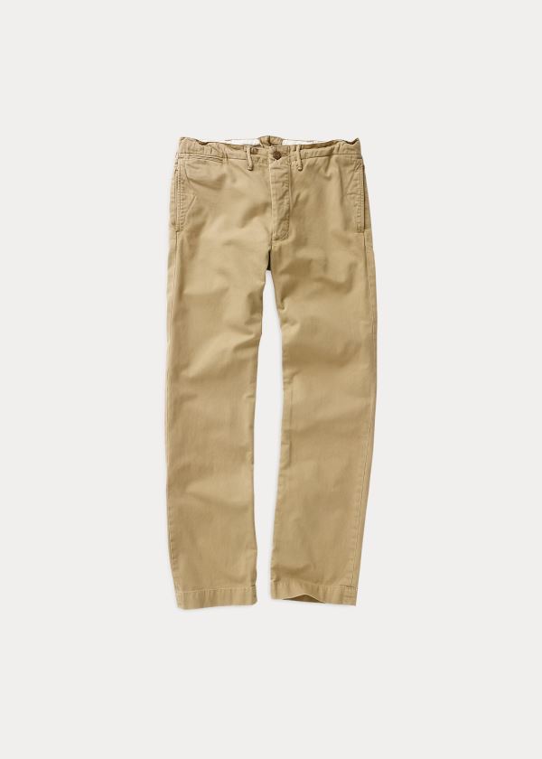 Ralph Lauren Cotton Straight Leg Chinos Herre Danmark (GVWXB2943)